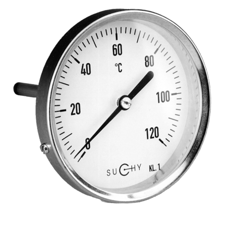 Thermometer mit Bimetallwendel Industrieausf.