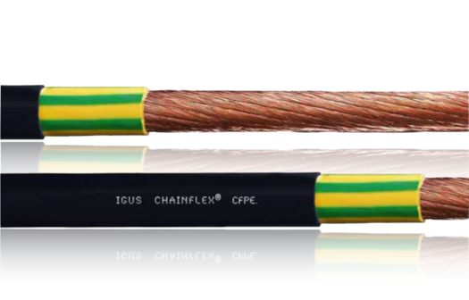 Unutrašnjost Chainflex® CFPE zaštitnog kabla/provodnik TPE