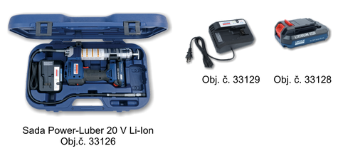 Power-Luber 20 V Li-Ion set